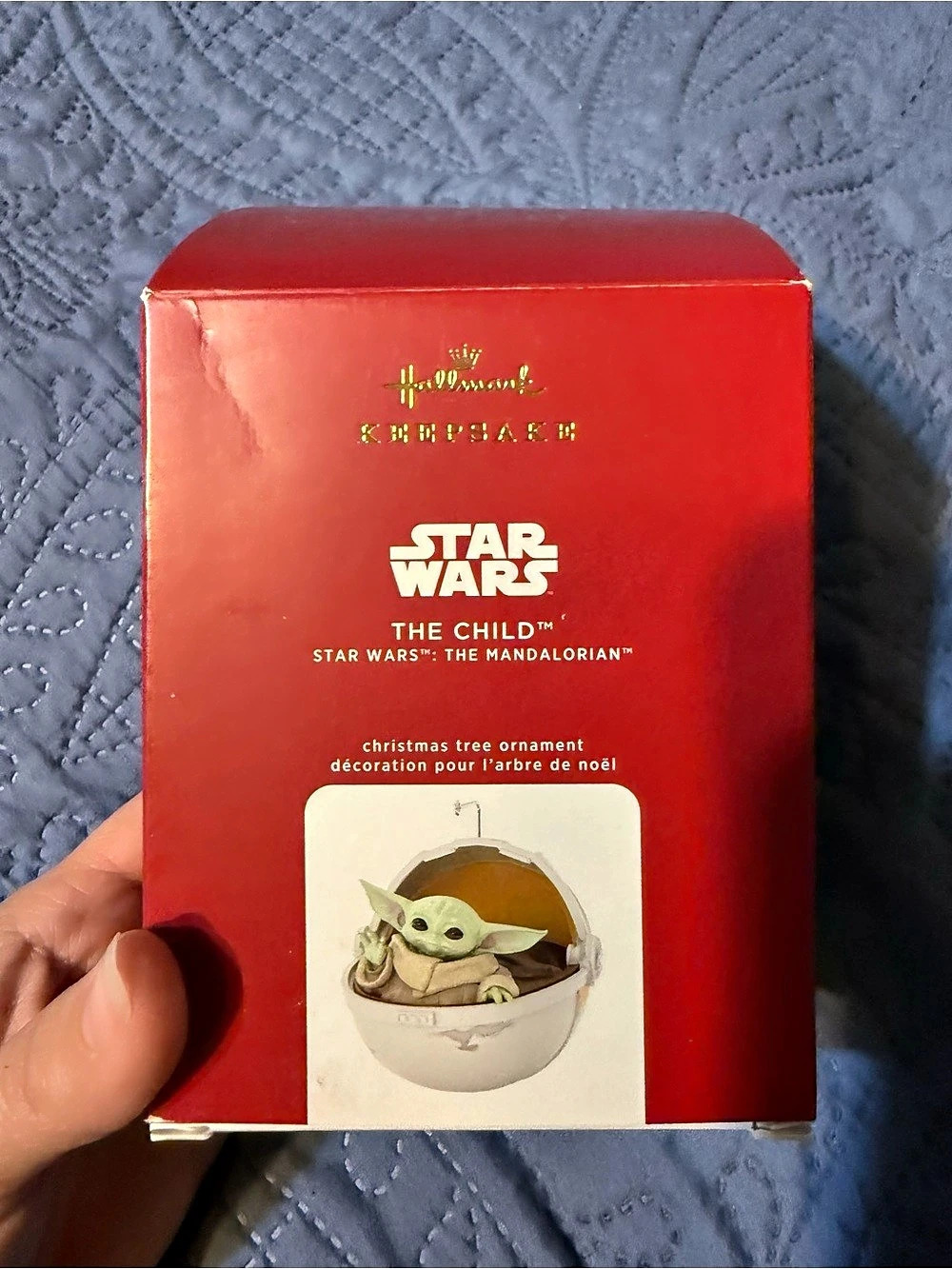 NIB Hallmark Star Wars: The Mandalorian The Child Keepsake Ornament 2020